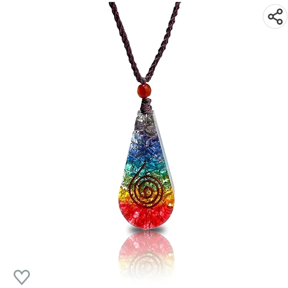 Bombay Crystal's Chakra Necklace With Natural Gemstones - Picture 2 of 5